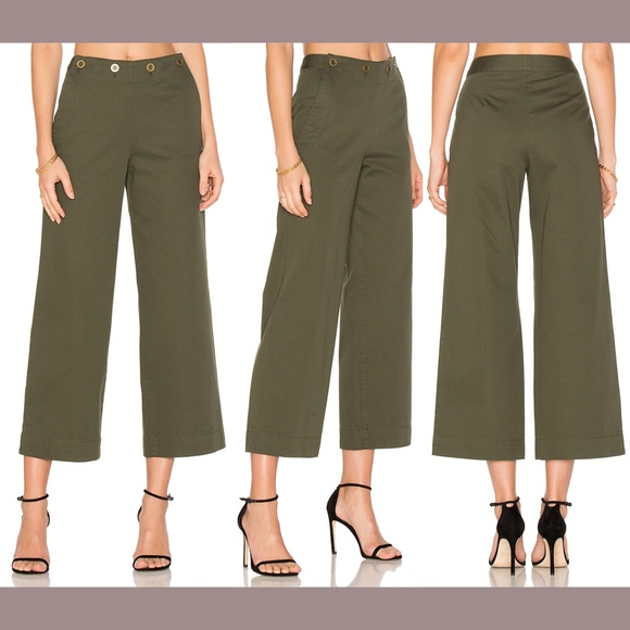 Theory Pants - NEW! $285 Theory Namid TS Washed Chinos‎ Pants in Myrtle Green [SZ 8 ]